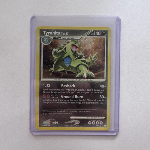 Pokemon tcg tyranitar 123 - tcg, 17/123