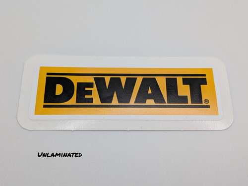 Dewalt vinyl sticker - dewalt, outdoor