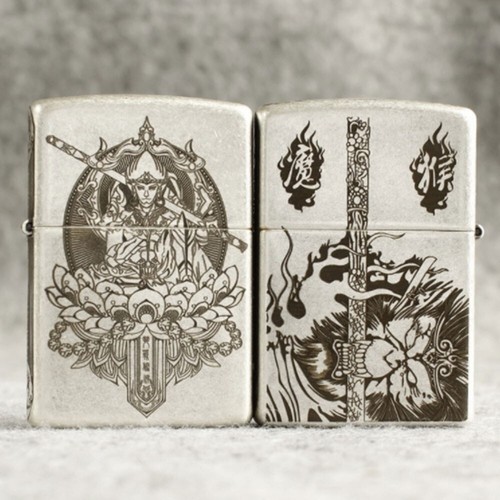 Accendino zippo 121fb argento - zippo,
