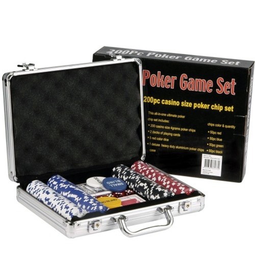 Set kit 200 poker fiches - set,