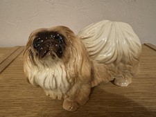 Pekinese Dog Ceramic Figurine