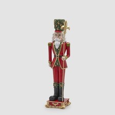 Soldatino Schiaccianoci con Alabarda H51,5cm Verde Rosso EDG EDG - X59114