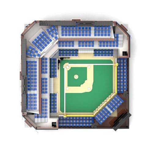 Moc 76626 stadio baseball - stadio,
