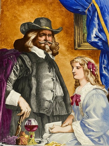 Peinture sur faïence