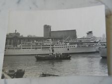 20157) FOTO PORTO DI GENOVA RIMORCHIATORE IN MOVIMENTO RIMORCHIATORI RIUNITI