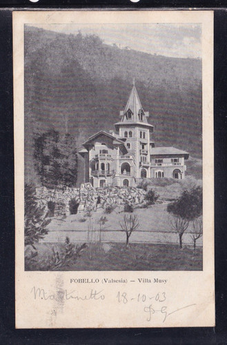 Cartolina fobello valsesia - cartolina,