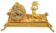 Antico orologio camino art - orologio,