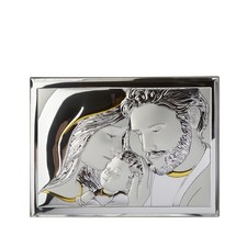 Icona Sacra famiglia 31x22 cm