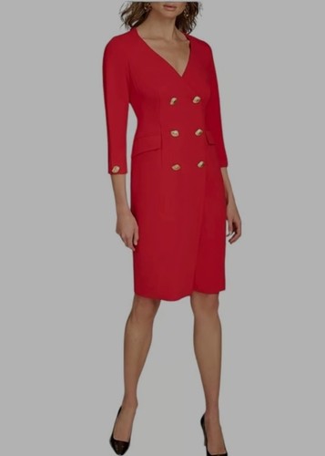 Abito donna tubino rosso - abito,