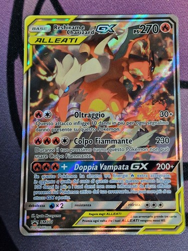 Reshiram charizard sm201 - charizard, gx