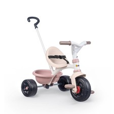 Triciclo Be Fun Rosa 7600740335 evolutivo con struttura in metallo asta