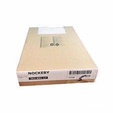 Ikea Nockeby poggiapiedi/ottomano slipcover in Risane bianco NUOVO E SIGILLATO :)