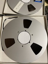 2 X AMPEX 407 Alu 10.5" Audio Reel to Reel  Vintage 26,5 Cm Studer Teac Bobine