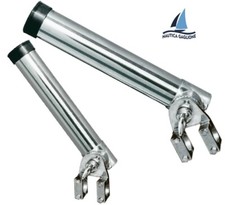 PORTACANNA PER TUBO DA 22-25 MM ACCIAO INOX 316 ORIENTABILE-BATTAGLIOLA-TRAINA