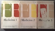 MEDICINA 1 2 3  - ENCICLOPEDIA FELTRINELLI FISCHER - VOLUMI 24 25 26 1969