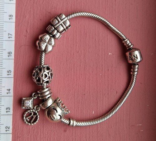 Bracciale pandora con - con, charms