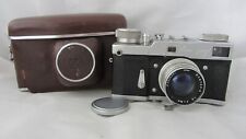 FOTOCAMERA SOVIETICA LENINGRAD A TELEMETRO MOTORE A MOLLA  35 MM  FUNZIONANTE 