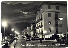 PORTO S.GIORGIO -ASCOLI PICENO -LUNGOMARE E HOTEL VILLA ROSA CARTOLINA