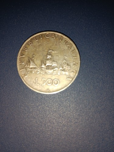 Monete 500 lire - 500, caravelle