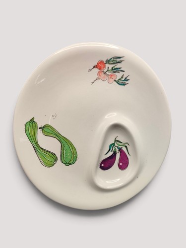 Piatto ceramica pozzi - ceramica,