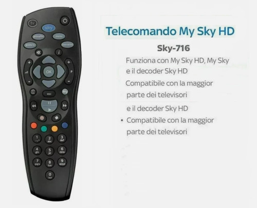Telecomando decoder sky - decoder,