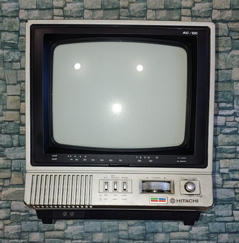 Vintage hitachi ct0911 - hitachi, 9"
