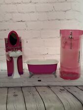 Barbie Casa Bagno Playset Rosa