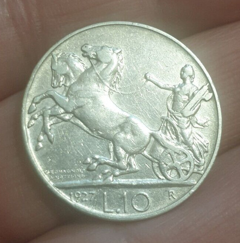 Regno italia lire biga - d'italia,