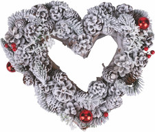 Centrotavola Cuore Natalizio