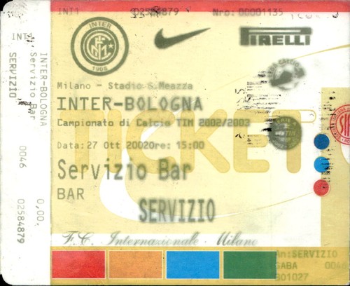 Biglietto stadio inter - biglietto,