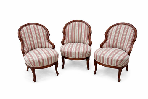 Set poltrone biedermeier - set,