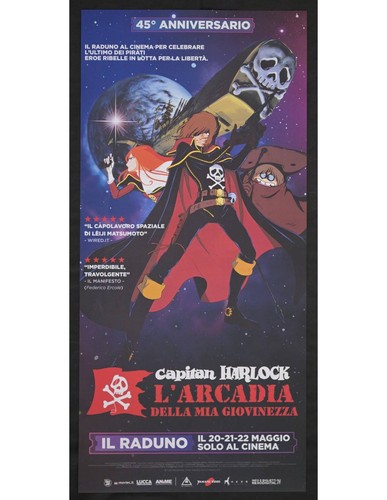 Locandina capitan harlock - capitan,