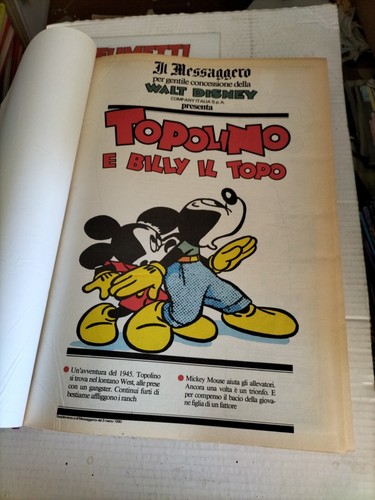 Topolino raccolta messaggero