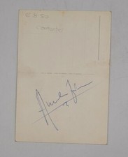 AURELIO FIERRO Autografo