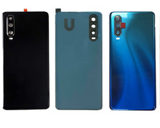 Copri Batteria HUAWEI P30 ELE-L29 L09 Vetro Scocca Posteriore +LENTE +BIADESIVO