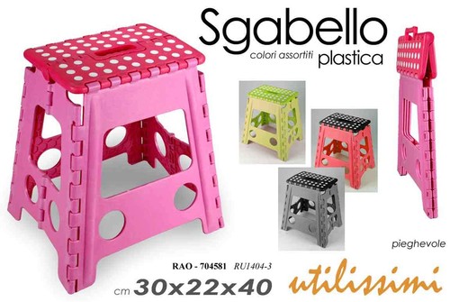 Sgabello pieghevole - sgabello,