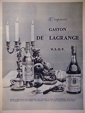 PUBLICITÉ COGNAC GASTON DE