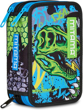 Astuccio Scuola 3 Scomparti, TRIPLO MITAREX, Contenuto 47 Pz, Completo Di Matite