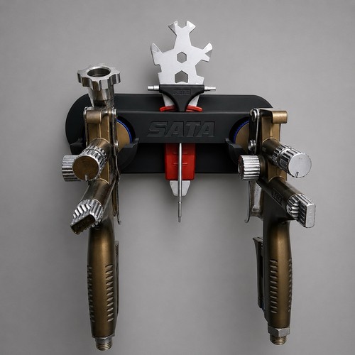 Soporte pistola pintura sata - soporte,