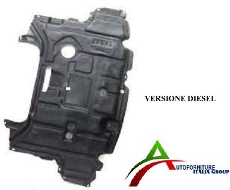 Carter riparo motore centrale - carter,