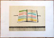 Litografia a colori "libro