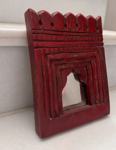 Antica cornice specchio legno