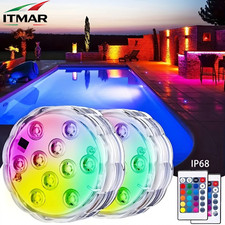 2 Pz Luce Piscina Impermeabile