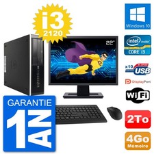 PC HP 8200 Elite SFF Ecran 22"