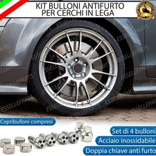 KIT 4 BULLONI ANTIFURTO CERCHI