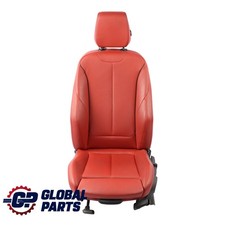 BMW F30 Sedile Anteriore Sinistro M Sport Riscaldato In Pelle Korall Rot Rosso