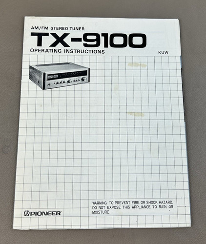 Pioneer 9100 sintonizzatore - tx-9100,