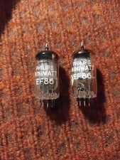 Philips EF86 Square D Getter Matched Pair Code 8Y2 59L Leak TL10 