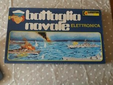 GIOCO DA TAVOLO VINTAGE ANNI 70 CLEMENTONI BATTAGLIA NAVALE ELETTRONICA TIPO 2