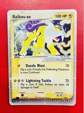 Lotto Carte Pokemon Raikou Ex 92/95 Holo Foil Eng